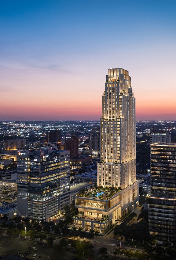 Building hero evening