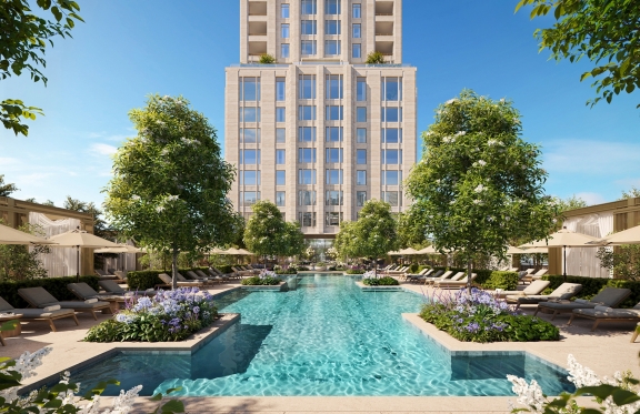 EXT24 Hotel Pool Courtyard Fountain B9 360 DPI 1