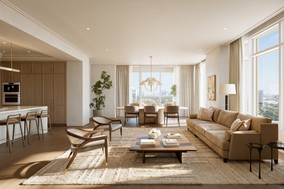 INT13 Condo 19 30 Grand 3 BR Living Dining Terrace B3 360 DPI 1