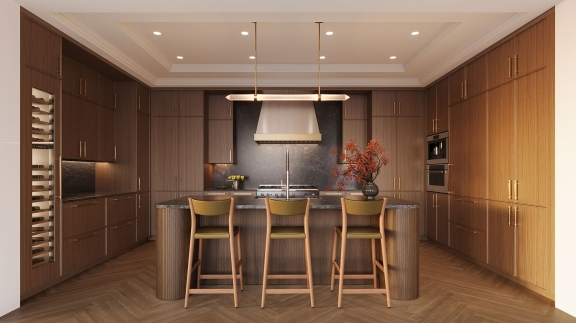 The Ritz Carlton Residences Houston Kitchen Scheme 3 Dark The Boundary